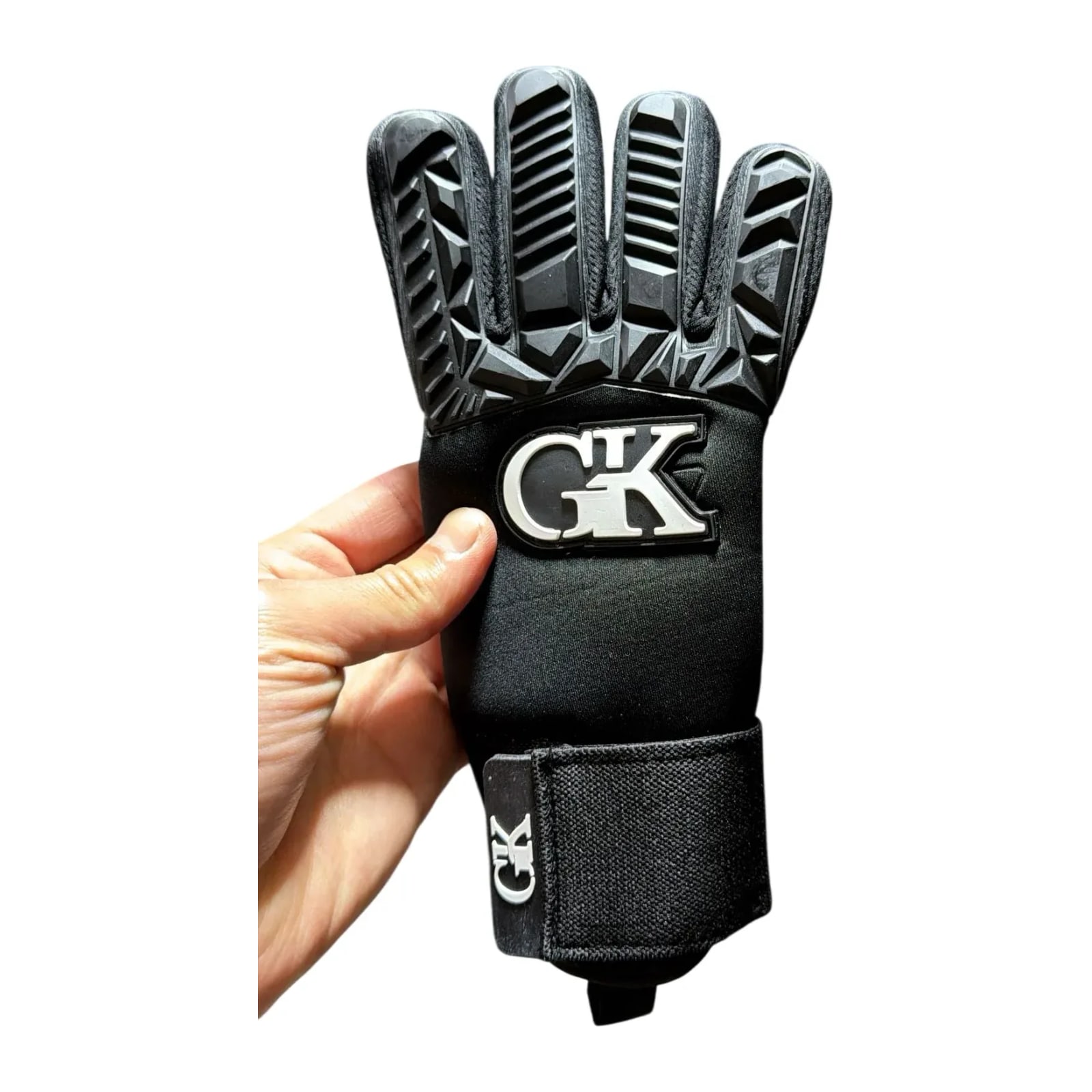 GK Negative Cut Kaleci Eldiveni BLACK Tam Profesyonel