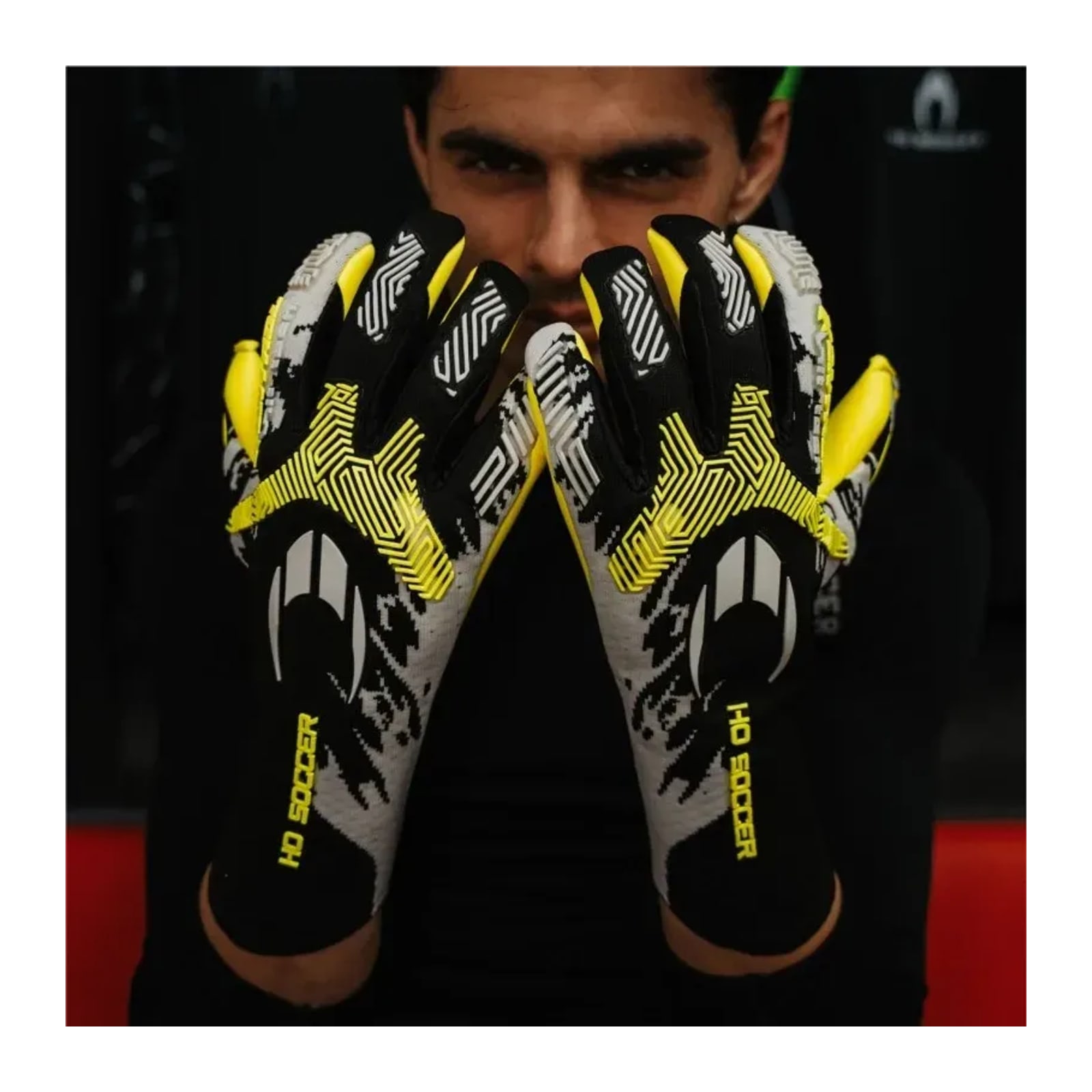 HO SOCCER SSG Kontrol Knit Tech Lime White Profesyonel Kaleci Eldiveni, görsel 2