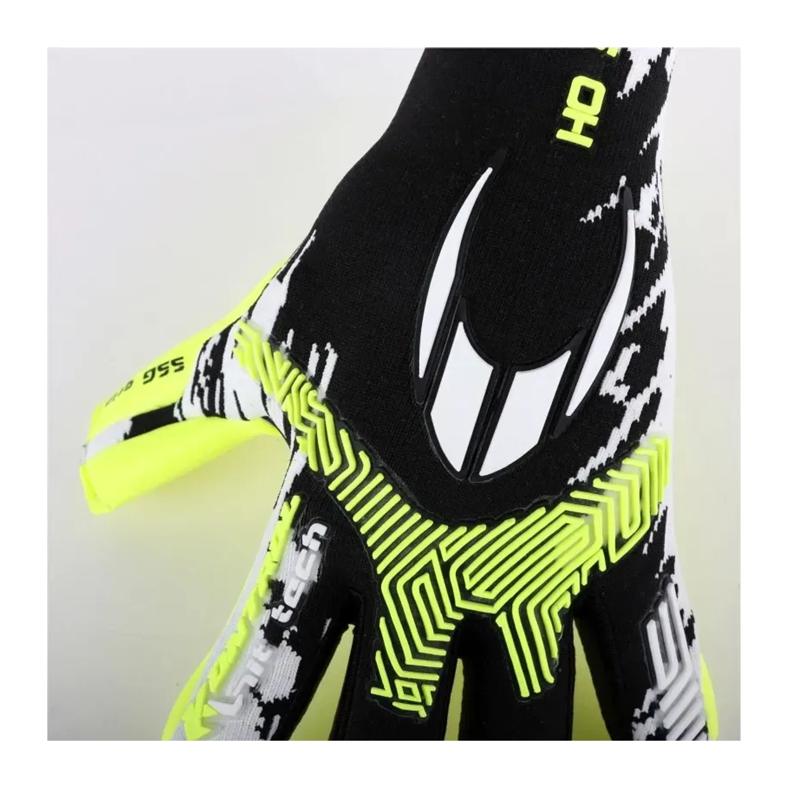 HO SOCCER SSG Kontrol Knit Tech Lime White Profesyonel Kaleci Eldiveni, görsel 4