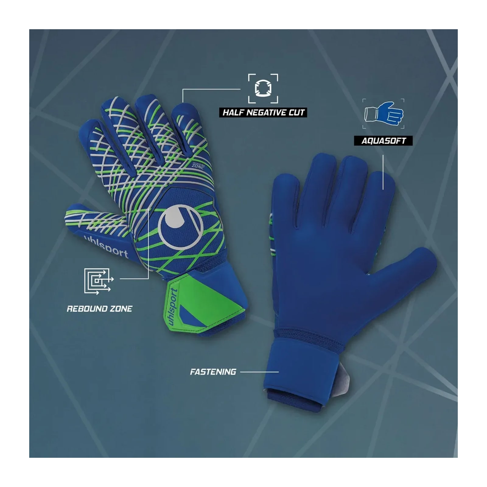 UHLSPORT AQUASOFT HN KALECİ ELDİVENİ PROFESYONEL KALECİ ELDİVENİ, görsel 3